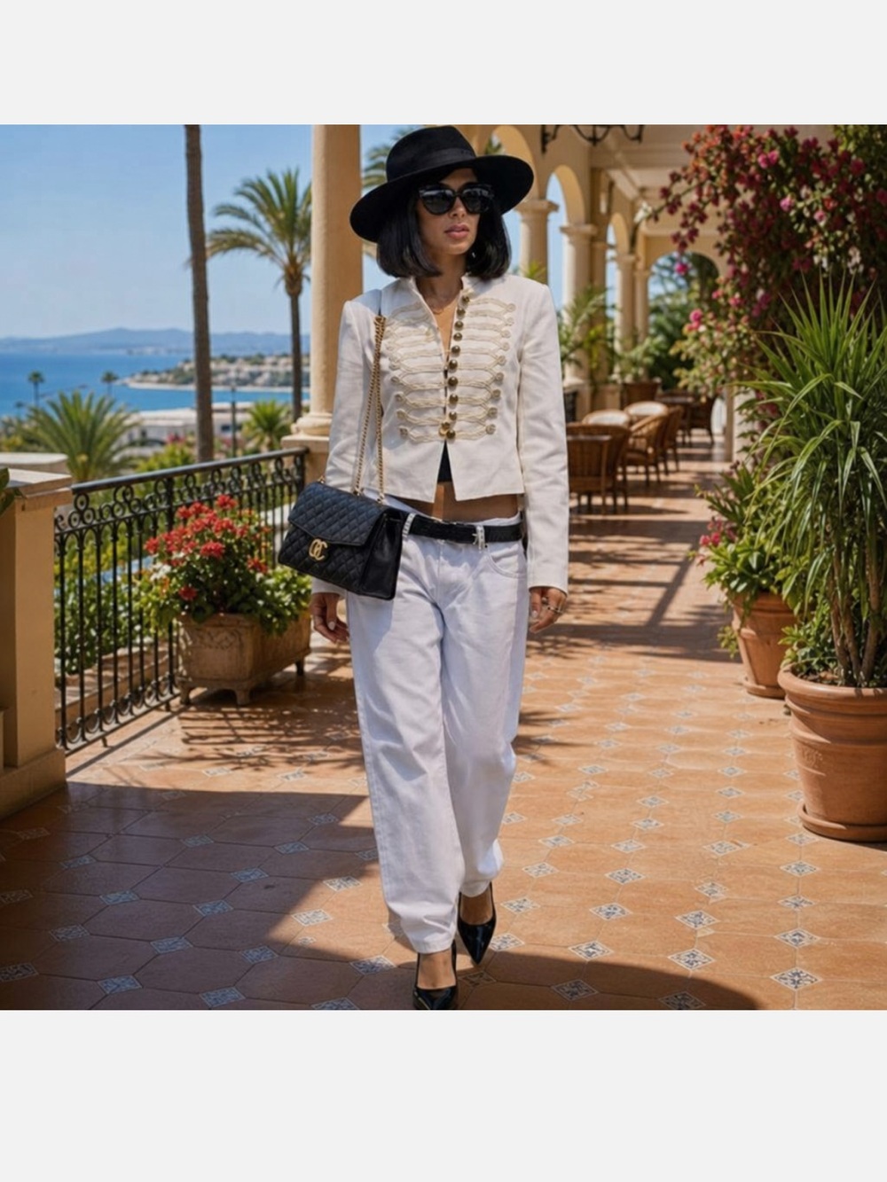 ZARA FITTED JACKET WITH BUTTON DETAILS